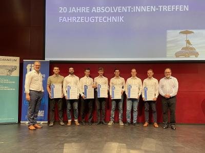 v.l.n.r.: DI Dr. Kurt Steiner, Simon Elias Klebel BSc, Dipl.-Ing. Luca Paul Schmidhuber BSc, David Url BSc, Jakob Schmutz BSc, Dipl.-Ing. Martin Ulrich Duller BSc, Dipl.-Ing. Lukas Pernersdorfer BSc, Christian Matthias Temmel BSc, Mag. Andreas Gaggl MSc